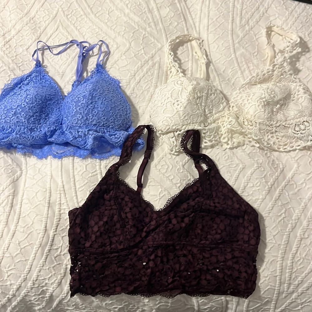 Aeries bralettes.  All mediums